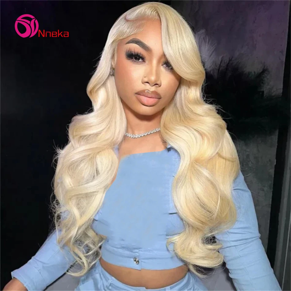 Blonde 613 Lace Frontal Wigs 13x6 Hd Lace Front Wig 200 Density Body Wave Blonde Human Hair Wigs 100% 13x4 Lace Frontal Wig