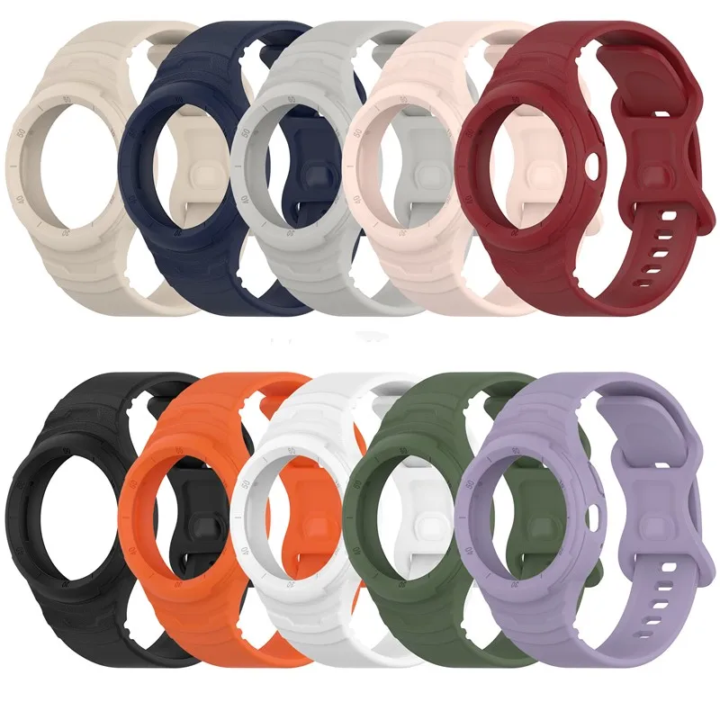 

Smartwatch Silicone Sport Wrist Bracelet For Google Pixel Watch 2 Integrated Strap Protective Cover Case