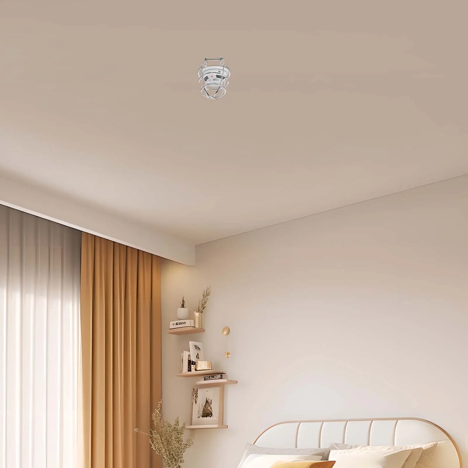 

Fire Sprinkler Head Cage Guard Metal Non-Removable Protector for Home Office Ceiling Fire Sprinkler System Cover Shield