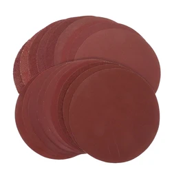 30Pcs 8 Inch Sanding Discs Hook and Loop Aluminum Oxide Sandpaper 200mm for Random Orbital Sander Wood Metal Auto Dry Polishing