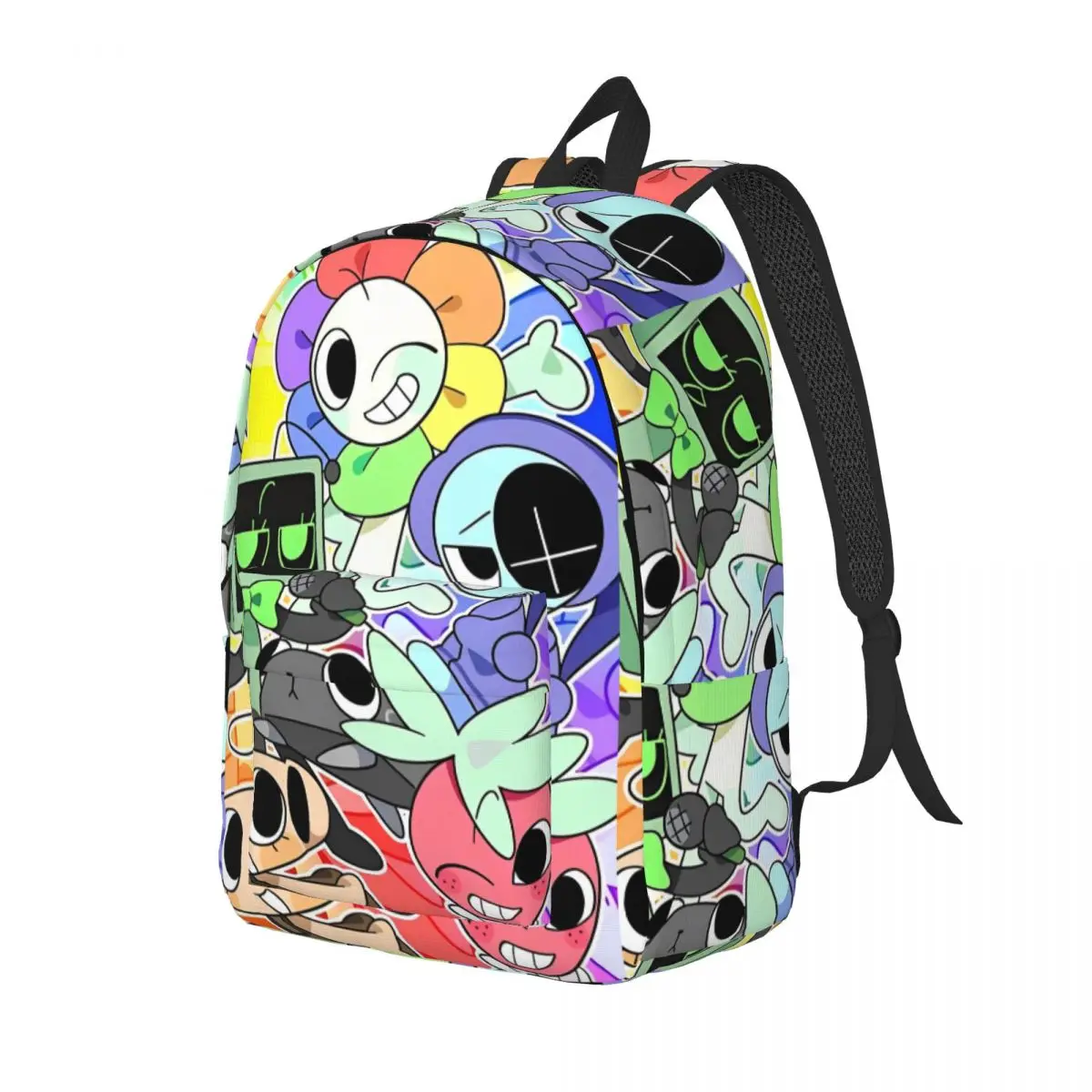 Dandys World Backpack for Men Women Fashion Student Business Daypack Cartoon College Canvas Bags Gift