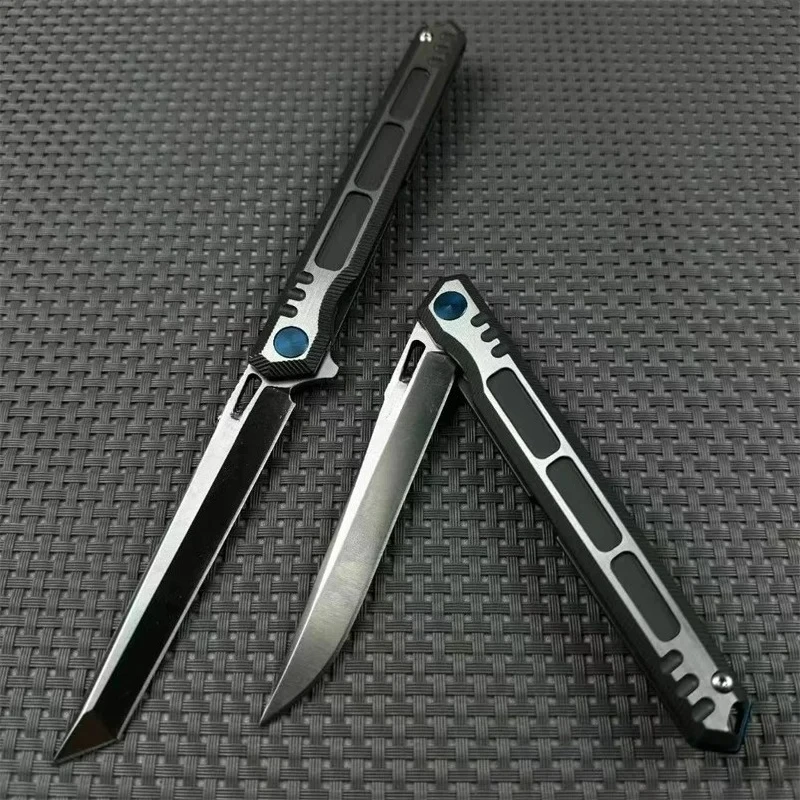 

New Pocket Folding knife M390 blade Titanium Handle edc multitool knives Daily at home cutting outdoor bushcraft tactical knife