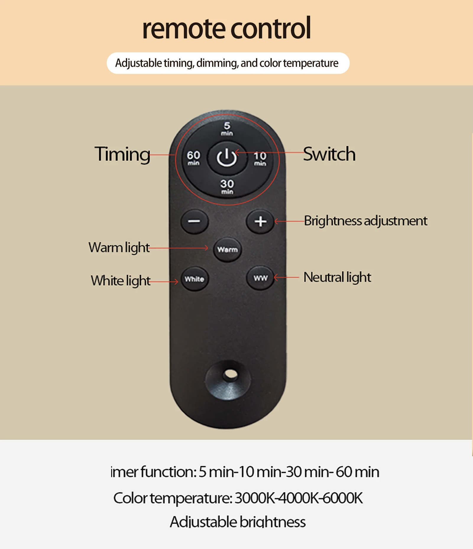 LED Modern Minimalist Remote Charging Wall Lamp 5200mAh Magnetic Suction Installation Touch 3-Color Bedroom Living Room Lighting