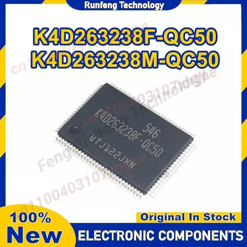 

5 шт. K4D263238F-QC50 K4D263238M-QC50 K4D263238F-QC K4D263238F TQFP100 100% новый оригинальный склад