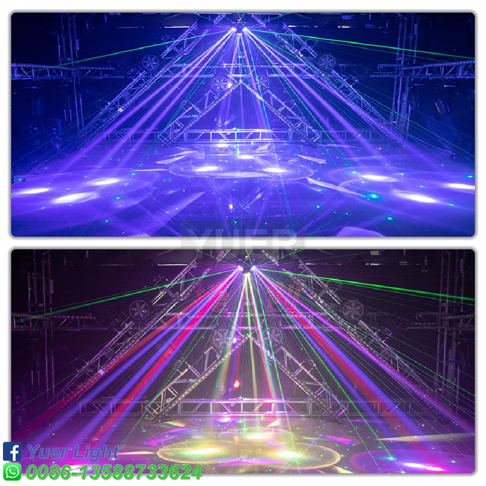 12X15W LED Cree RGBW 4IN1 Bee Eye Strobe RGB Laser Light DMX512 Music Control DJ Disco Stage Party Prom Outdoor Indoor Bar Club