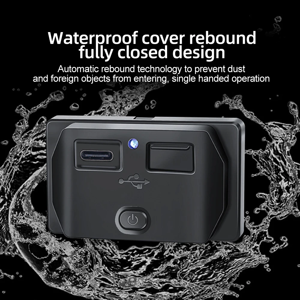 مقبس شاحن سيارة USB مزدوج ، فاصل شحن ، محول طاقة مخرج للسيارة ، شاحنة ، مركبة ، قارب ، RV ، QC3.0 ، PD ، 12 فولت ، 24 فولت ، 3.1A ، 4.2A