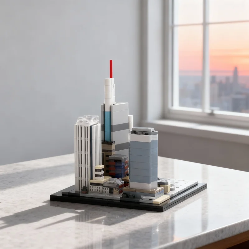 

631pcs MOC Neue Mainzer Straße II Architecture Model Building Blocks Christmas Gifts Assemble Creative Idea DIY Toys Education