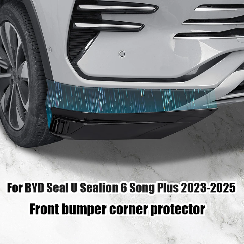 

For BYD Seal U Sealion 6 Song Plus 2023 2024 2025 Car front bumper corner ABS material exterior modification part