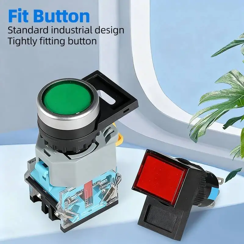 Etichetta fai-da-te 16/22/25/30mm Cornice adesiva Accessorio dell'interruttore a pulsante Indicatore luminoso Segnale luminoso Scatola di distribuzione elettrica