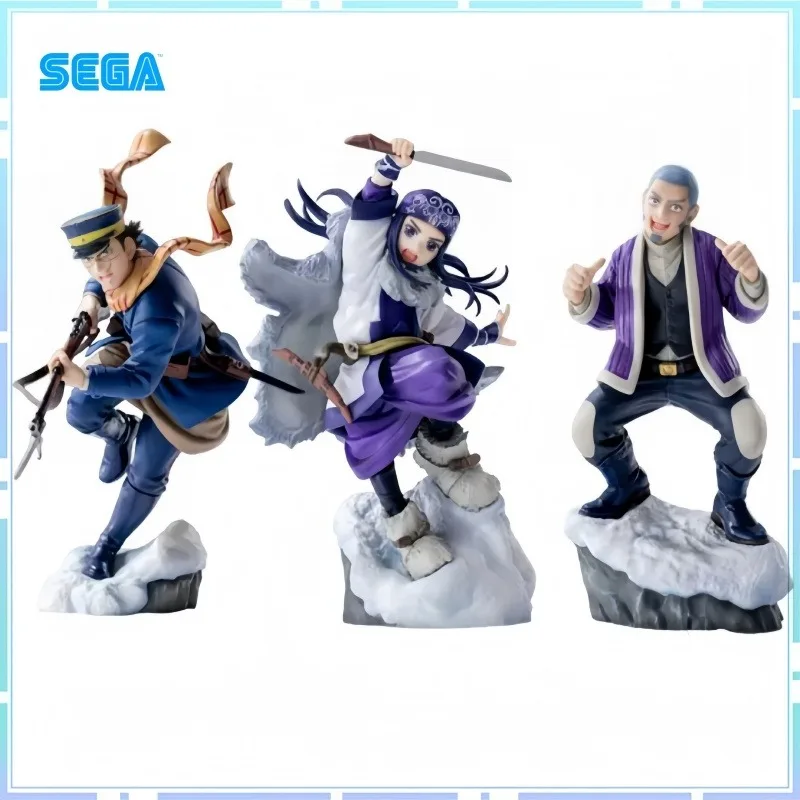 Figura de Acción Coleccionable de PVC de SEGA Original Anime Xross Link Golden Kamuy Asirpa Sugimoto Saichi Shiraishi Yoshitake
