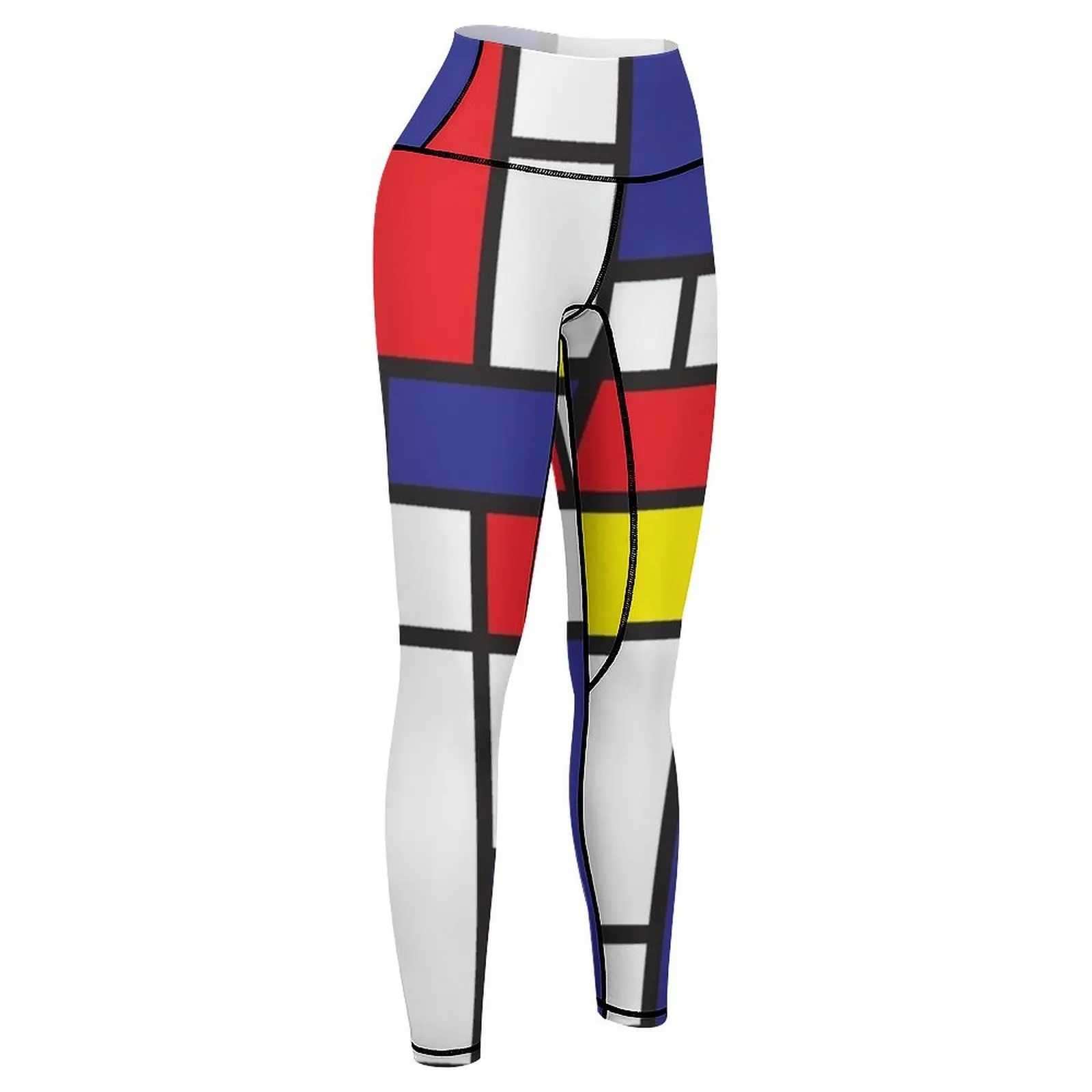 Mondrian Study I Leggings legging push up Women sports gym wear Legging sport Womens Leggings