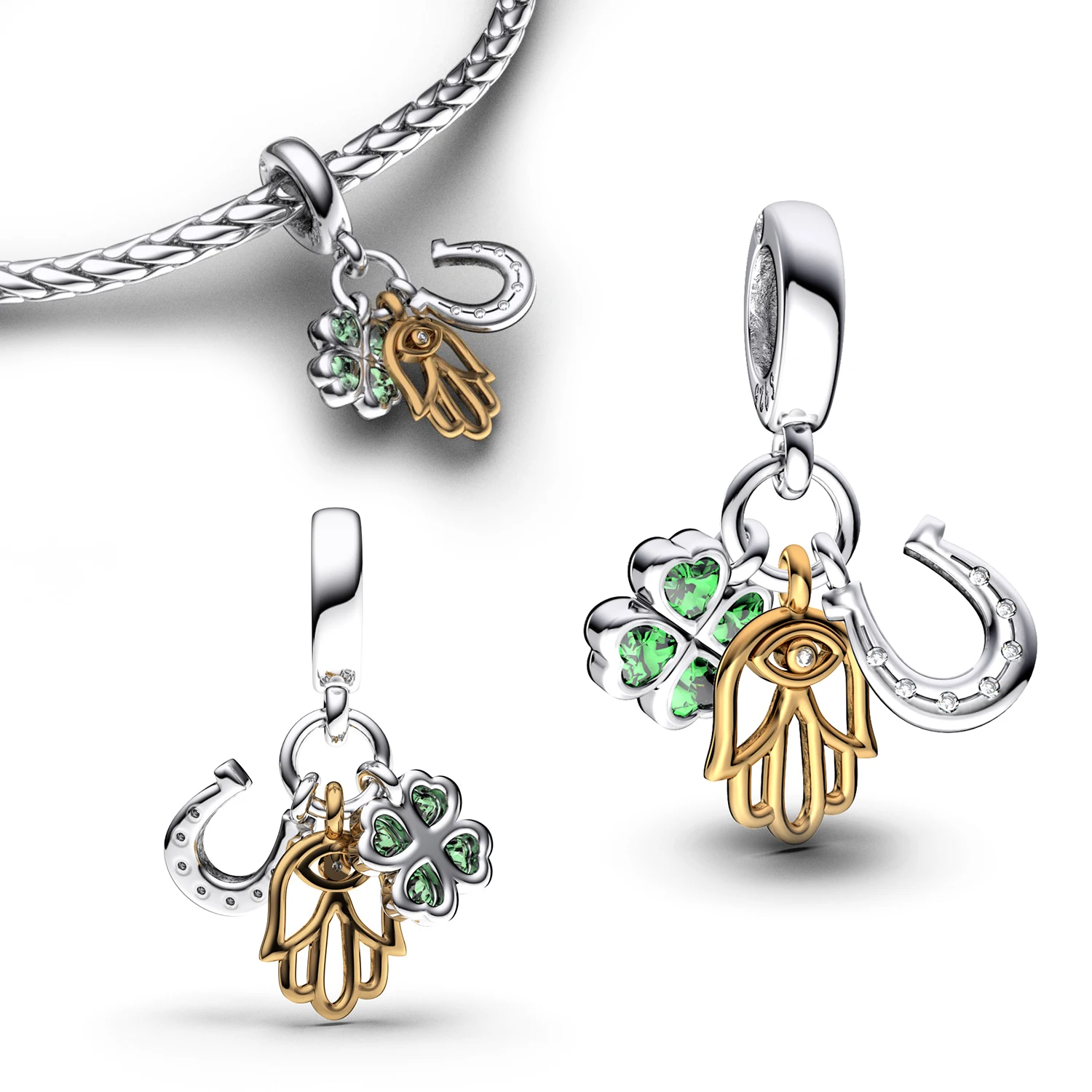 

Silver 925 Trinket Bracelet Pendant Bracelets Beads Jewelry Woman Charm Pendants Gift Accessories Caliber High Quality Fine 925