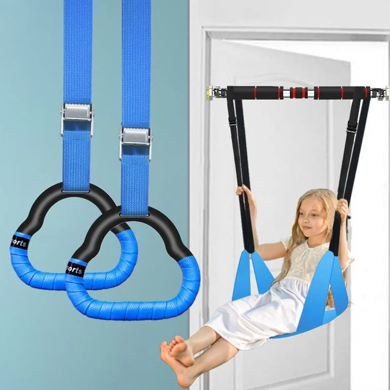 Pull up rod and loop fitness home children\'s training children\'s horizontal bar indoor adult stretching fitness equipment hot