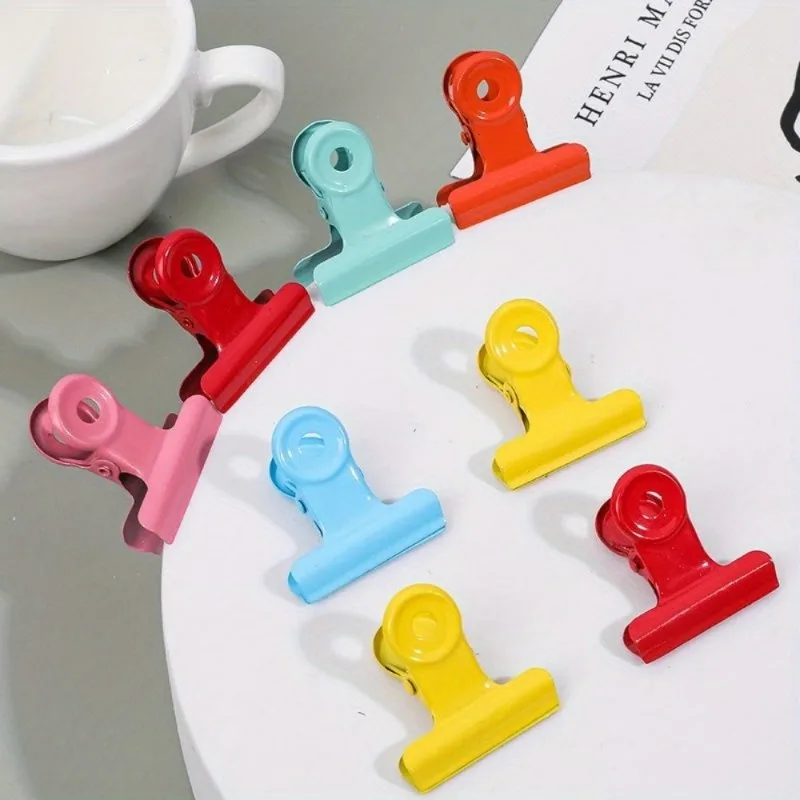 10Pcs Multifunktions Tasche Chip Clips Lebensmittel Clips Foto Datei Klemmen Küche Werkzeug Haushalt Schließen Clip Schreibwaren Büro Liefert