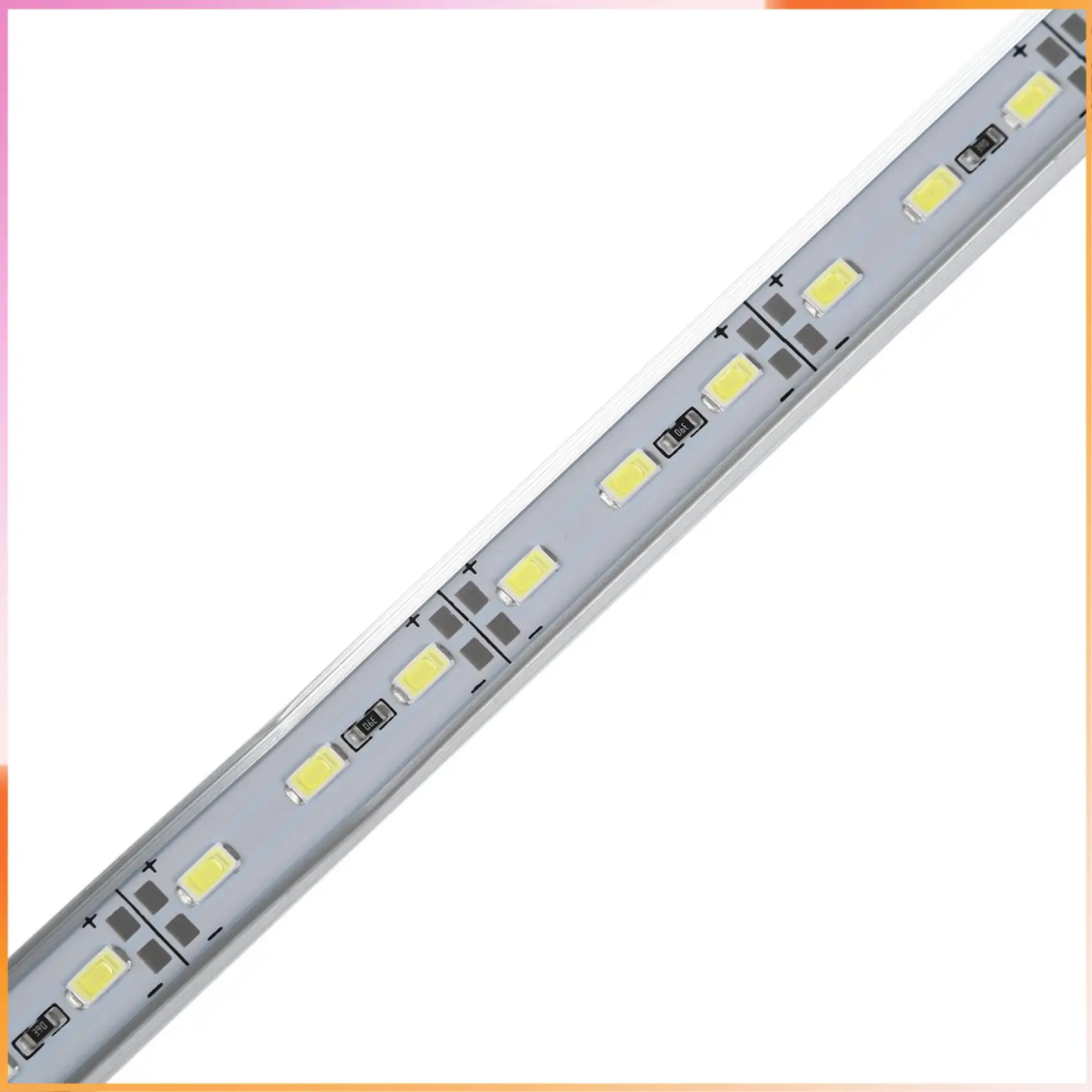 

A93Z 4Pcs 50CM 12V 36 LED 5050 SMD Hard Strip Bar Light Aluminum Rigid White