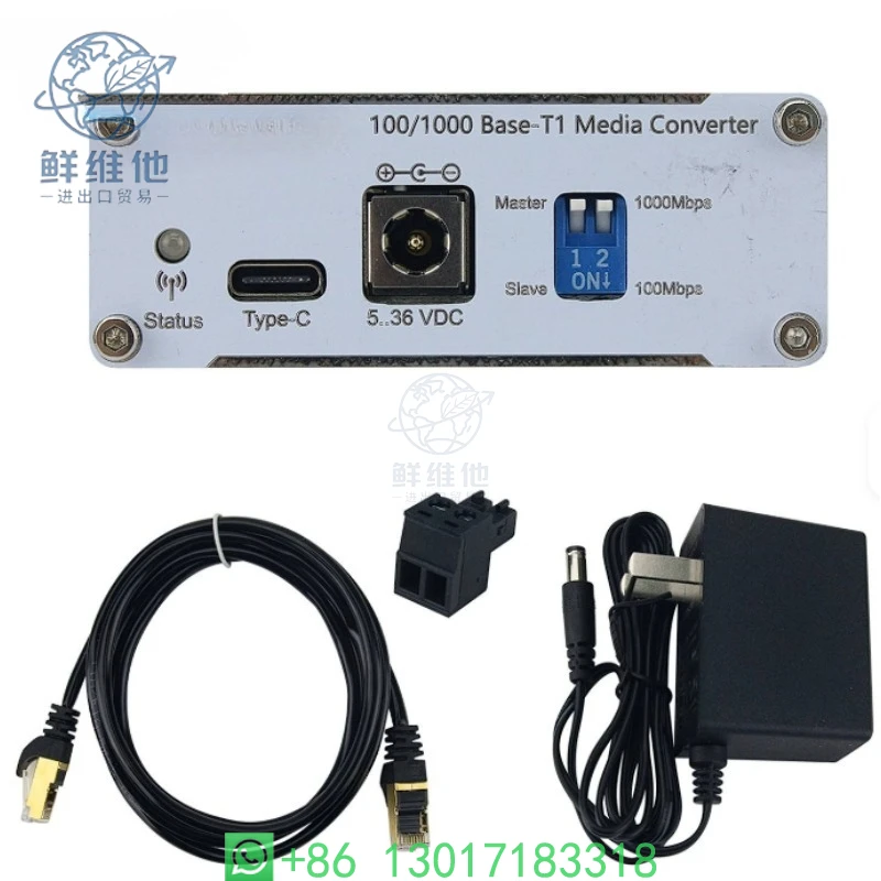

100Base-T1/100/1000 Base-T1 Media Converter 100Mbps Automotive Ethernet Converter W/ Status Indicator Light