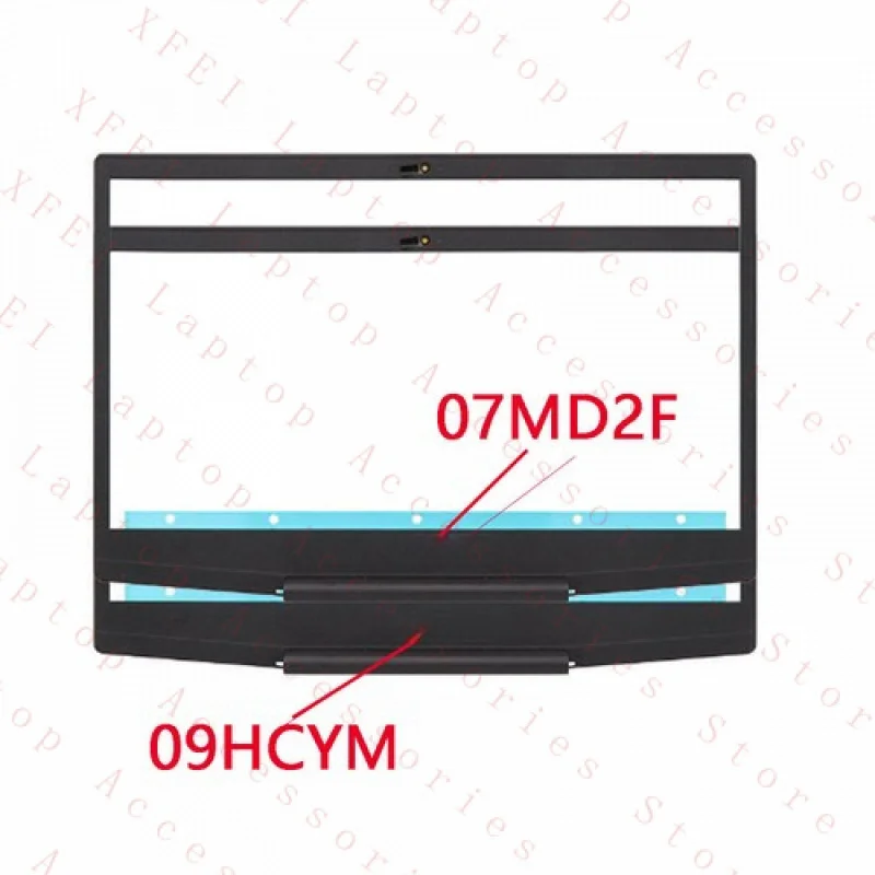 

F FOR Dell G3 3590 3500 P89F Front Bezel Cover 09HCYM 07MD2F red and blue logo