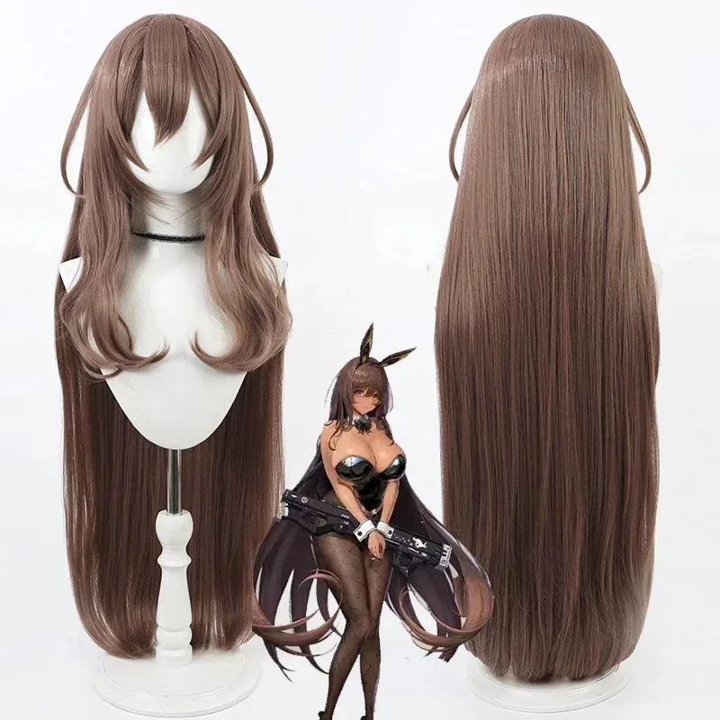 

Nikke Goddess of Victory Noir Косплей Парик 100 см Длинные Коричневые Термостойкие Синтетические Волосы Хэллоуин Вечеринка Ролевые Игры Карнавал