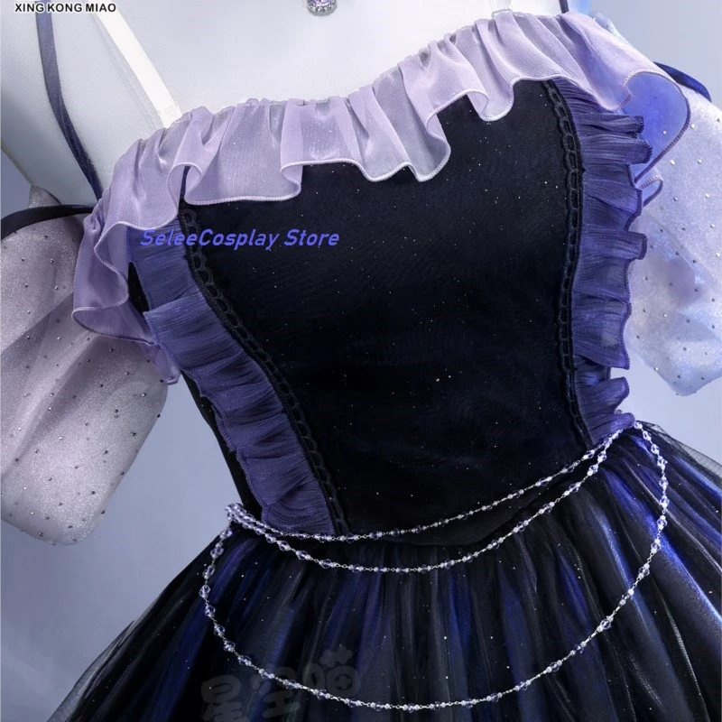 costume-cosplay-anime-wuthering-waves-mornye-set-completo-starlight's-solution-outfit-anime-gioco-deep-space-disfraz-mujer
