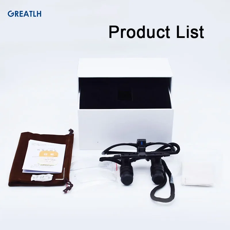 زوج العدسة من Denta مع عدسة مكبرة للمصباح الأمامي للتكبير الطبي الجراحي