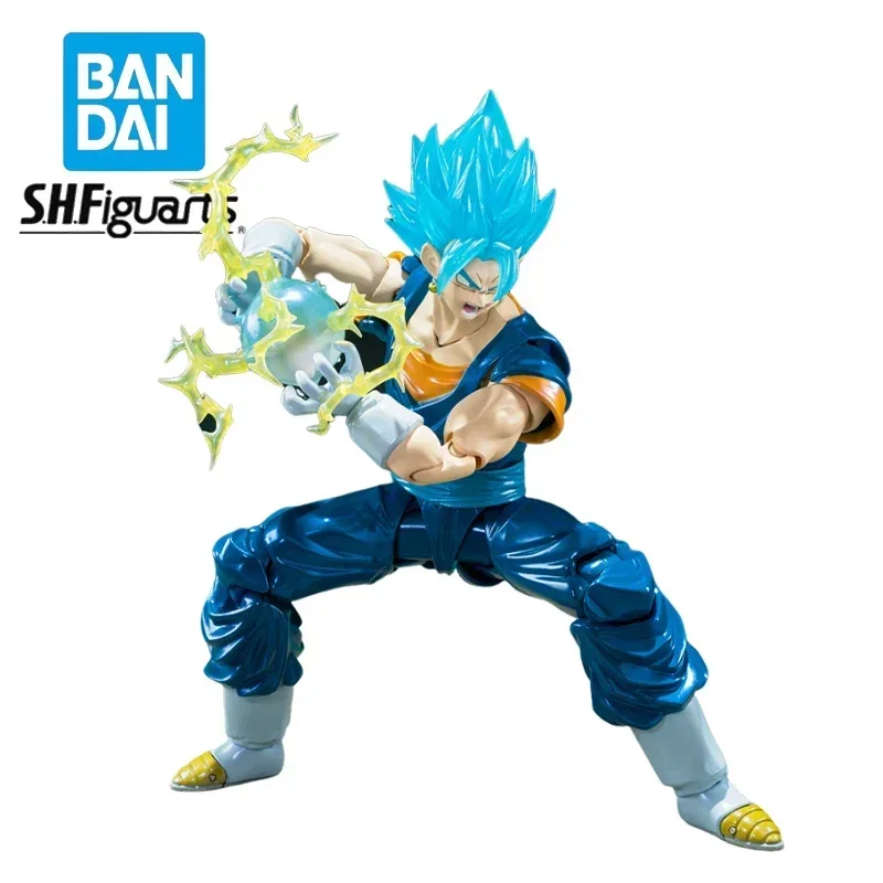 

Bandai S.H.Figuarts Dragon Ball Genuine Super Saiyan God Vegetto Action Anime Figure Collectible Dolls Statuette Ornament Gifts