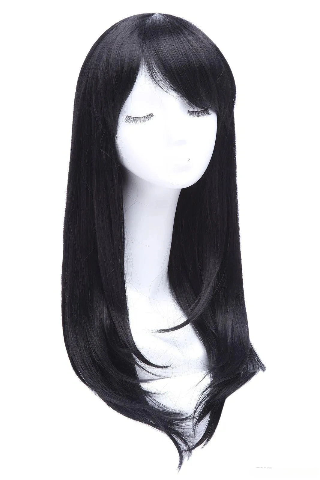 

Takarada Rikka Asagiri Aya Kaede Kagura Cosplay Wig Black Straight Long Hair