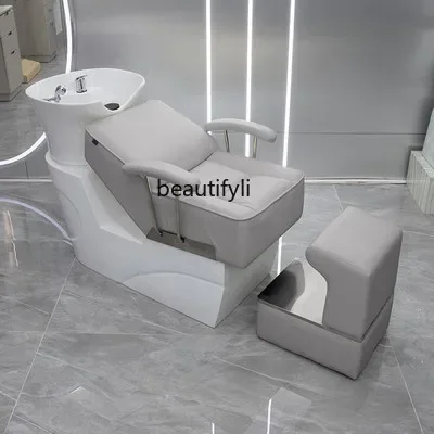 

smt03 Hair Shop Head Treatment Shampoo Chair Water Heater Integrated Hair Saloon Dedicated Flushing Bed Lying Half