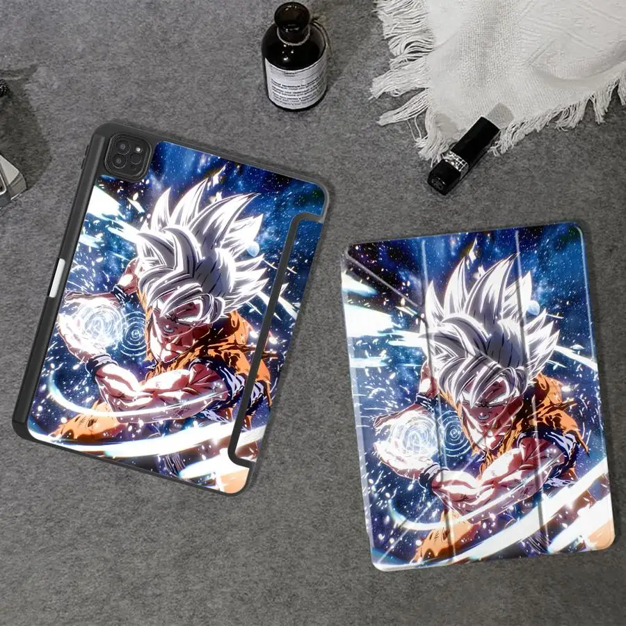 

Чехол-подставка Dragon Ball Space Goku для планшетов iPad Pro 11-го, 10-го, 9-го, 8-го, 7-го поколений, 12.9 дюймов, Mini 6, 7, Pro 2025, Air 4, 5, M3, M2, 1, 2