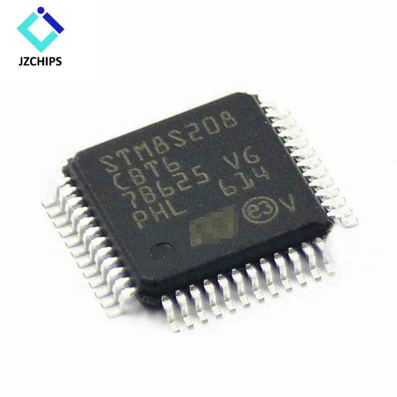 

(10 PCS ) JZCHIPS STM8S208CBT6 New Original Microcontroller Online Electronic Components Integrated Circuits LQFP48 MCU STM8S208