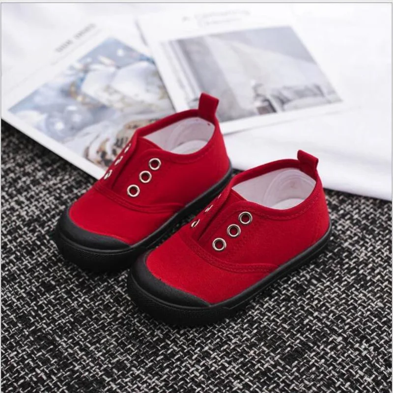 Kids Shoes 2022 Spring Autumn Children Casual Shoes Boys Girls Canvas Shoes Soft Comfortable Slip-on Sneakers