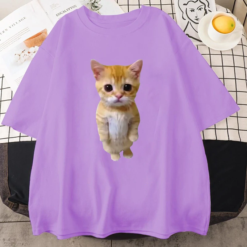

Funny Cat 3D Print Women Casual Oversized T-Shirt Women Men Harajuku T Shirts Girl Boy Casual Fashion Clothes Wacky Unisex Tees