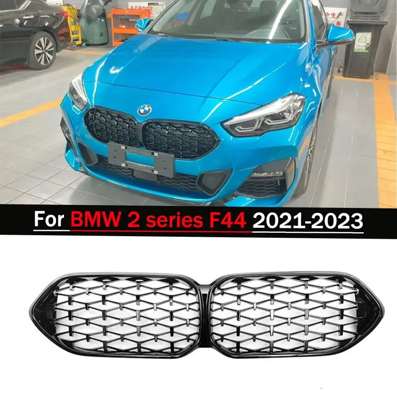 

For BMW 2 Series F44 4-door 225i M440i Meteor Grille Car Front Bumper Fence ABS Material Front Grill Grille 2021-2023