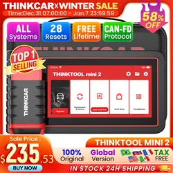 THINKCAR THINKTOOL MINI 2 CANFD Scanner per auto Strumenti diagnostici automatici Automotive Obd2 Scanner 28 Reset Sistema completo Diagnosi gratuita