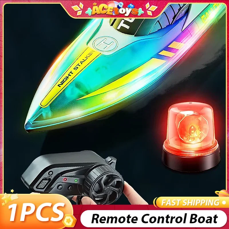 

2,4 г скоростной катер с дистанционным управлением, высокая скорость, легкий, водонепроницаемый, прочный, безопасный, устойчивый к ржавчине, детский электрический лодка, игрушки на Рождество