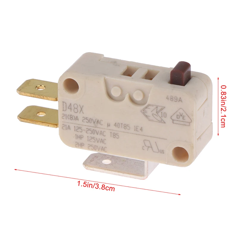 1Pc Large Micro Switch D48X High Current 21A 250V Water Heater Limit Touch Switch For German Cherry Limit Contact Switch