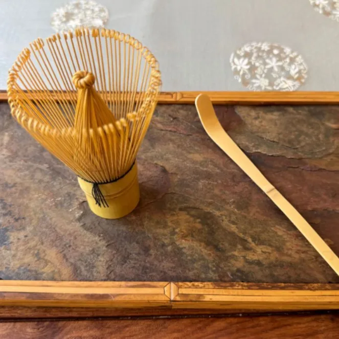 

Tea unk Matcha Brush Making Tools Crafts Bamboo Hundred and Twenty Benli Hundred Benli Stirring Brush Matcha
