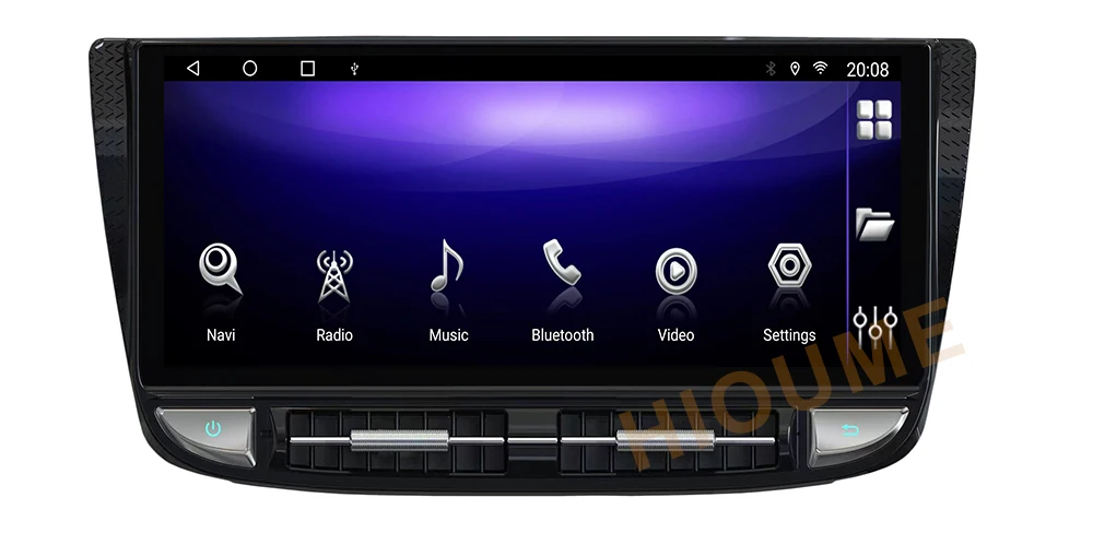 12.5 "android 10 6 128g Autoradio Multimedia DVD-Player GPS-Navigation für Porsche Panamera-Stereo DSP Carplay Auto