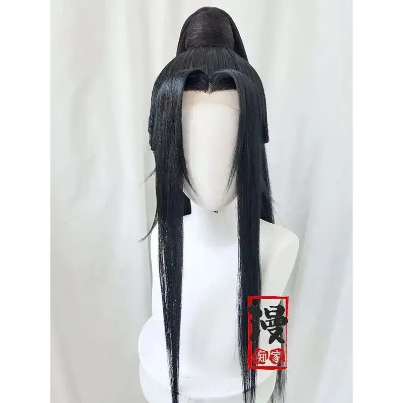 Maestro della Coltivazione Demoniaca Jin zixuan Parrucca Personalizzata Nera Lunga Coda di Cavallo Acconciatura Comic Con Parrucche Del Partito Puntelli Anime