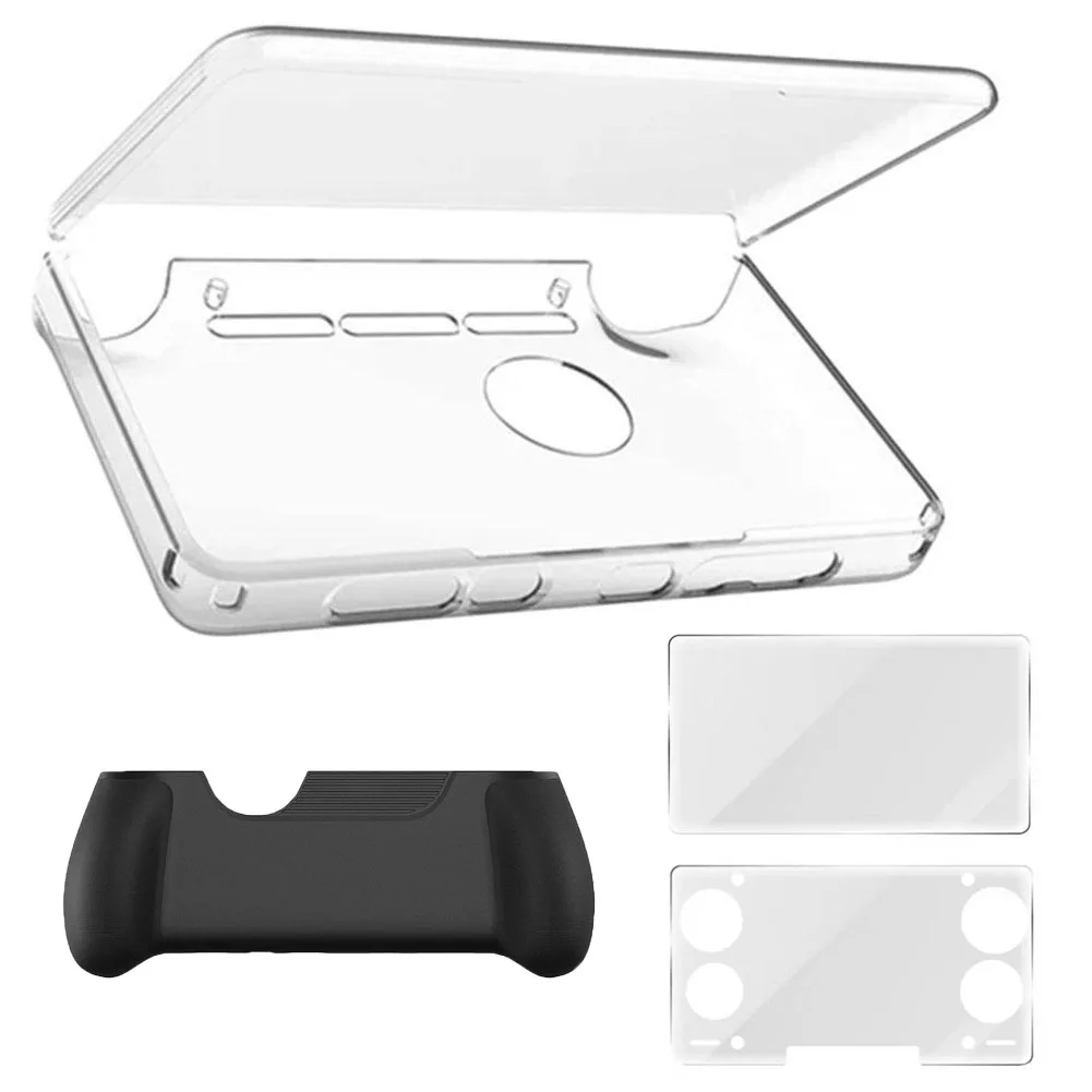 TPU Clear Caes Schutzset für AYN THOR Gaming-Zubehör Spielkonsole Weiche Klapphülle Anti-Fall-Griffhülle Schutzhülle Tasche
