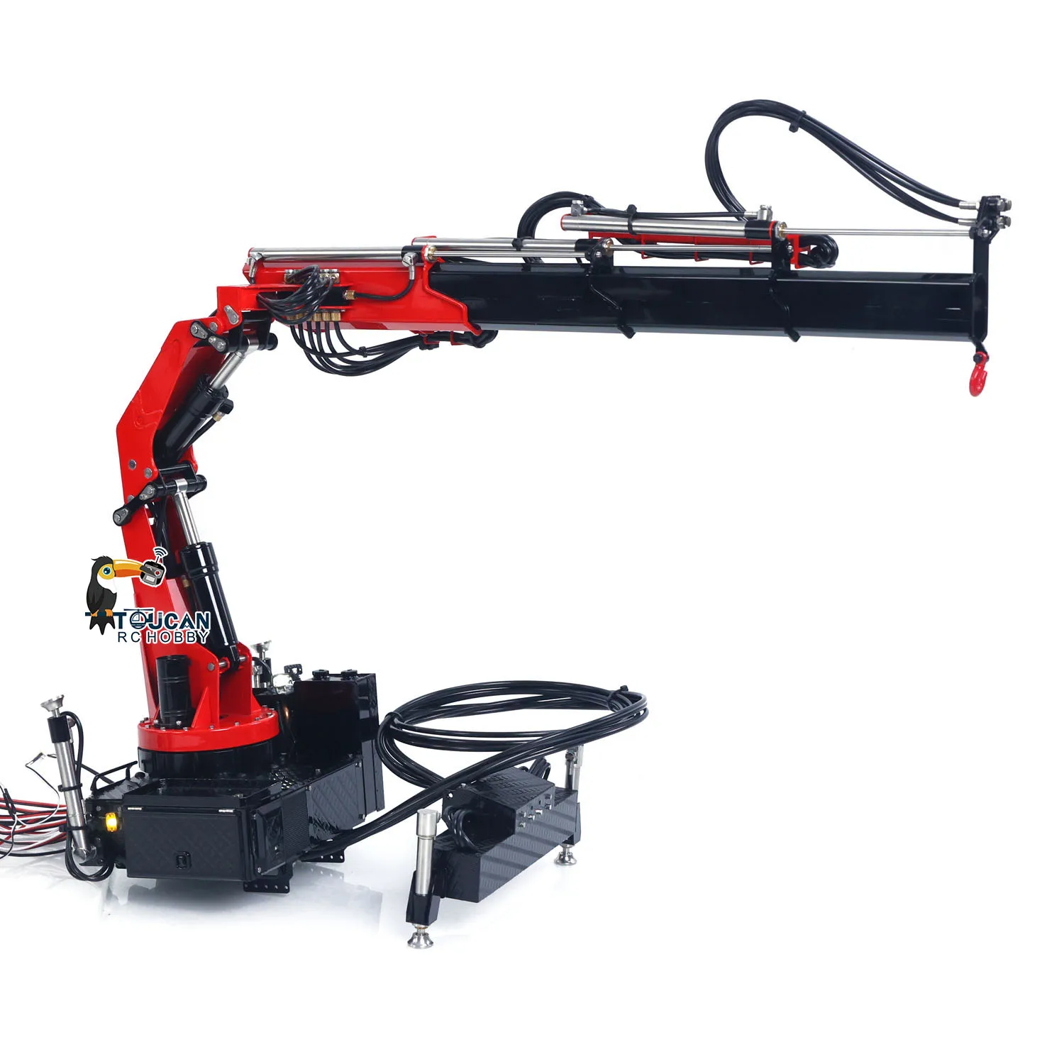 

SALE LESU 1/14 RC Hydraulic Metal Truck Crane KIT for Remote Control Vehicle Dumper Tipper Car DIY Model RC Toys ESC Motor Servo