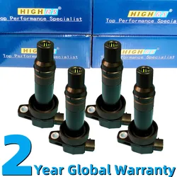 Ignition Coil Pack plug for Hyundai Accent i20 i30 Kia Rio Soul Cerato Cee'd r IGC384 G4FA G4FC 1.4 1.6L 273012B010 GN10590 plug