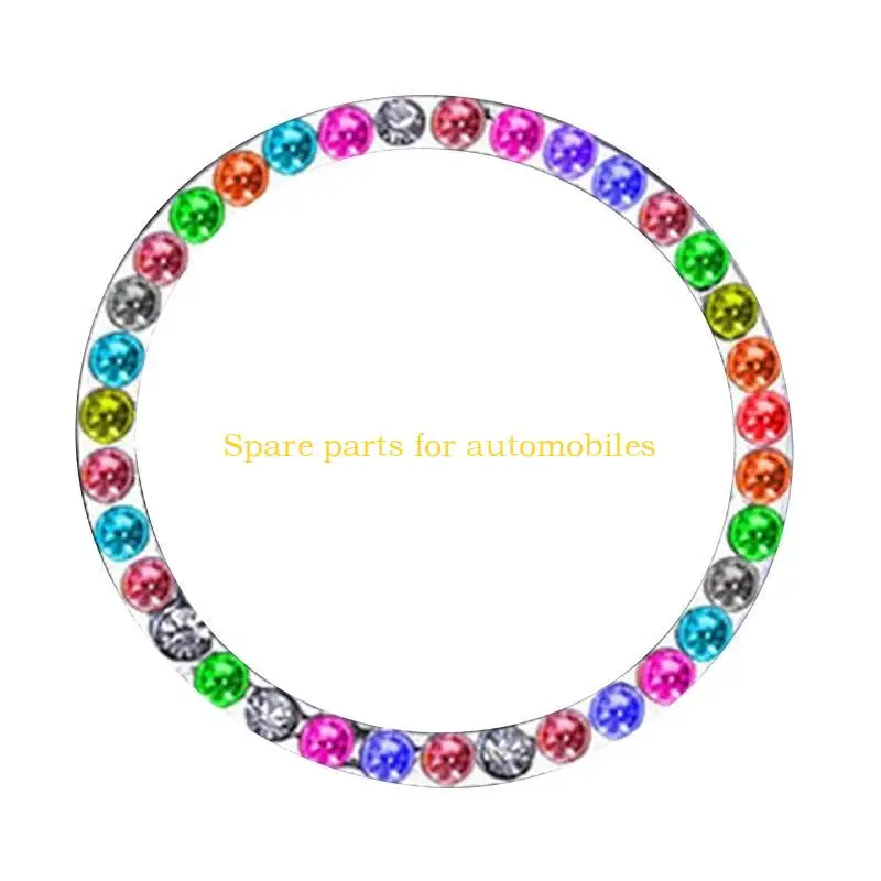 

Кристалл H58F для кольца со стразами, наклейка с эмблемой, кнопка запуска для зажигания ключа