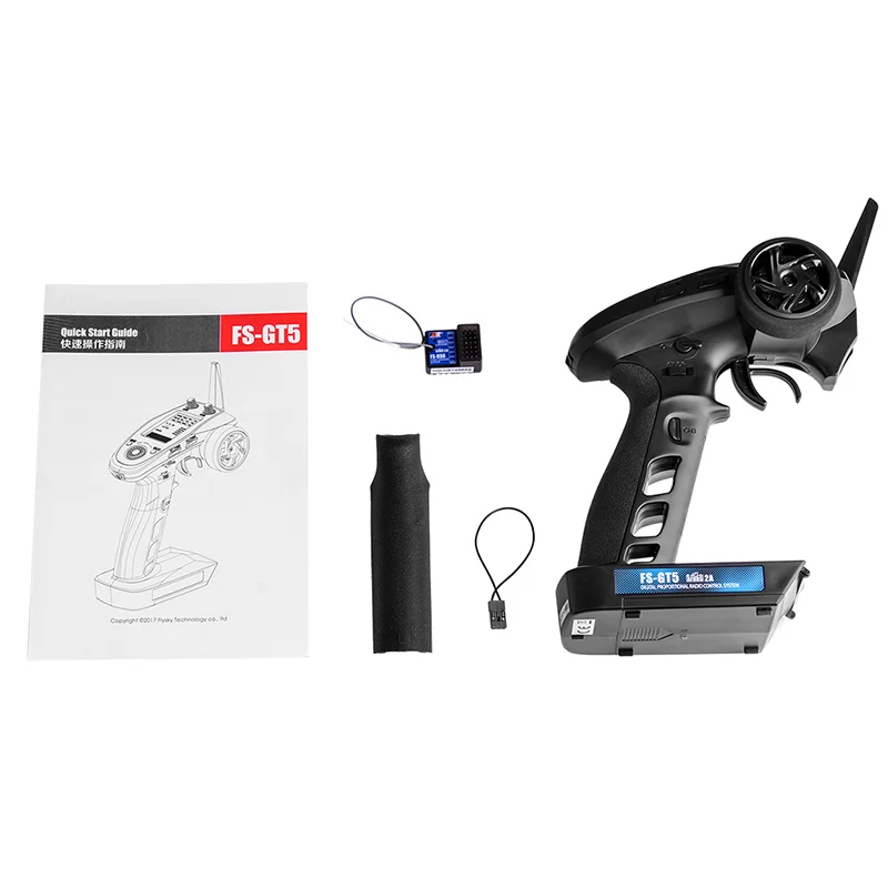 radiocomando-flysky-fs-gt5-24g-6ch-con-ricevitore-fs-bs6-6ch-per-veicoli-rc-auto-barche-carri-armati-e-giocattoli-da-corsa