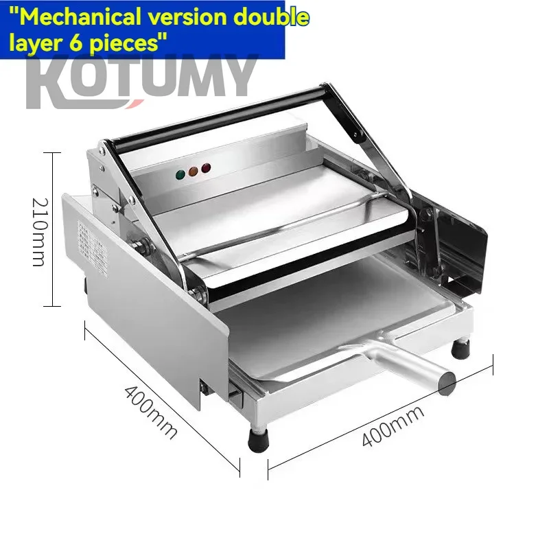 Customizable Burger Bun Grill Machine Hamburger Heater for Home Use Commercial Easy to Operate