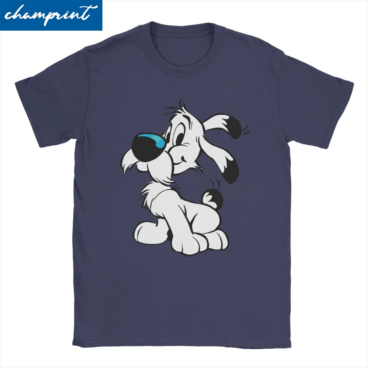 Asterix Obelix T-Shirt Men Women Dogmatix Idefix Ideafix Dog Cotton Tee Shirt Crew Neck Short Sleeve T Shirts Unique Tops