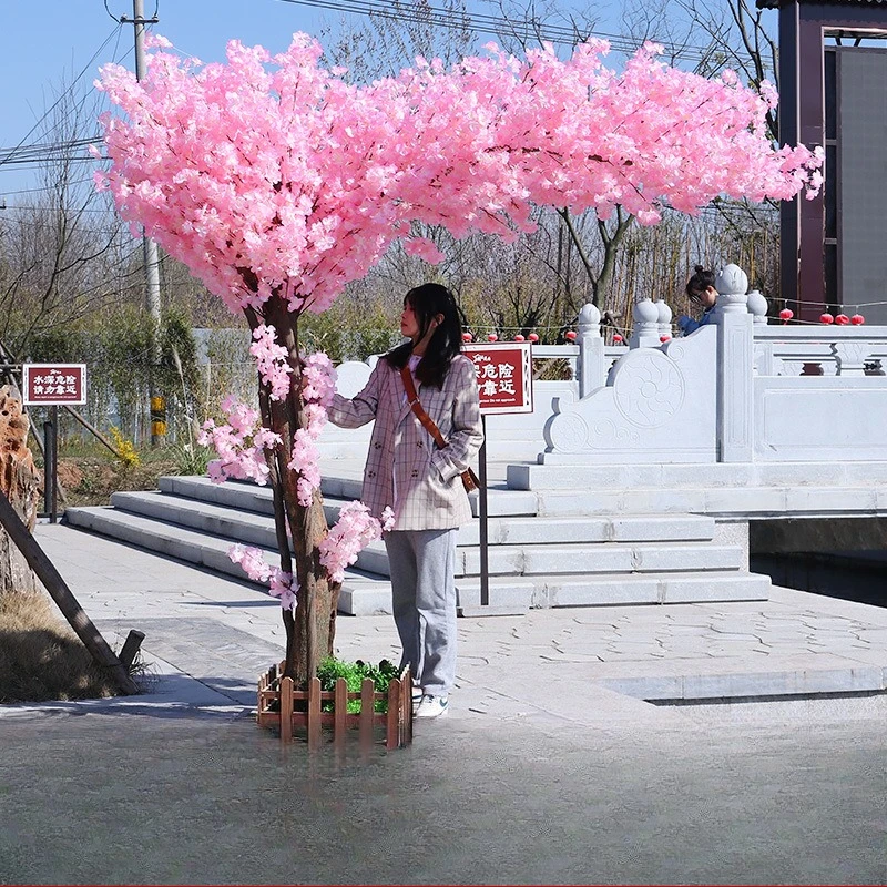 Simulate wishing trees, simulate big tree plants, simulate cherry blossom trees