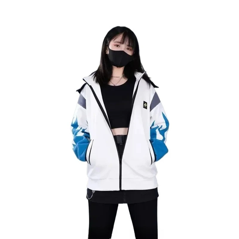 Original Kamen Rider Eternal Riding thickened Sweater Eternal Velvet Warm Impression Splicing Hooded Zipper Cardigan