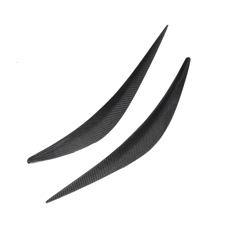 

For Infiniti Q50 2014-2016 Carbon Fiber Headlight Eyelid Eyebrow Front Head Lamp Cover Exterior Body Styling Trim Accessories