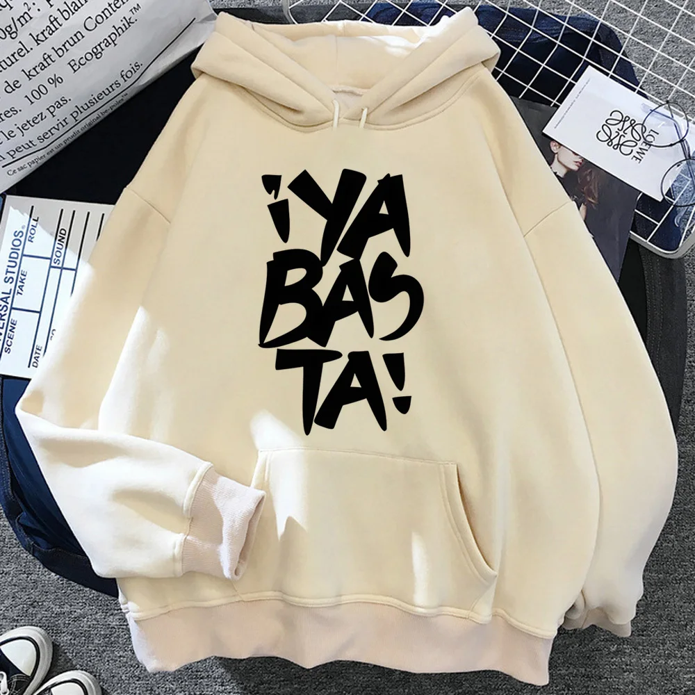 Basta Sudadera con capucha diseño impreso diseñador invierno estilo moderno tela suave cómic mujeres pullover chándales juvenil divertido