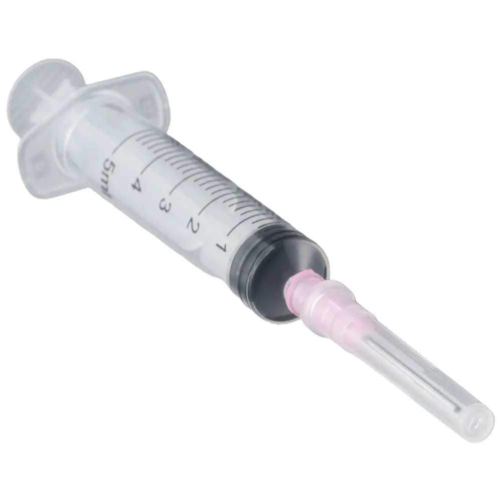5 Pack Premium Fountain Pen Ink Converter Refills 5ML/CC Ink Filling Syringe Easy Removable Platic Blunt Needle Tip Home